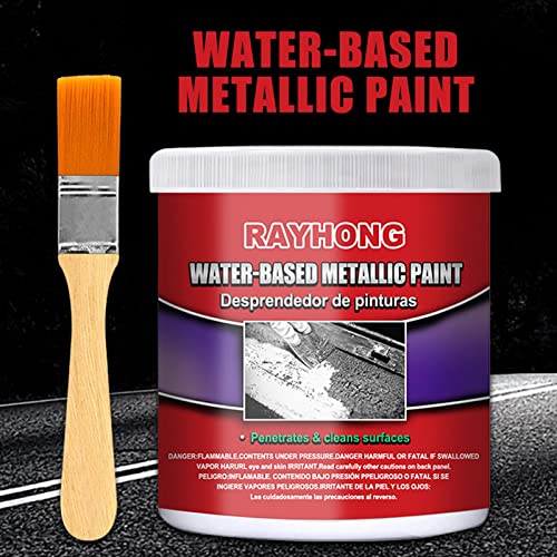 2PCS Rust Paint, Rust Preventive Coating, Water-Based Metal Rust Remover, Car Rust Remover Paste, Multi Purpose Anti-Rust Rust Remover Repair Protect, Rust Proofing Protection for Truck Mower Car