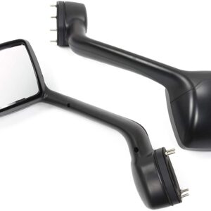 Aostirmotor Black Hood Mirrors Fit for KENWORTH T680 (2013-2020) Left and Right Pair Hood Mirrors Fit for Peterbilt 579 (2010-2017) Peterbilt 587 (2010-2017)