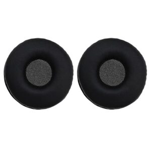 1 pair ear pads replacement protein leather black ear cushions replacement headphones pads compatible with sony mdr v150 v250 v300 zx100 zx110 earphones