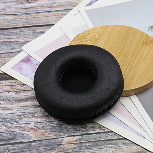 1 Pair Ear Pads Replacement Protein Leather Black Ear Cushions Replacement Headphones Pads Compatible with Sony MDR V150 V250 V300 ZX100 ZX110 Earphones