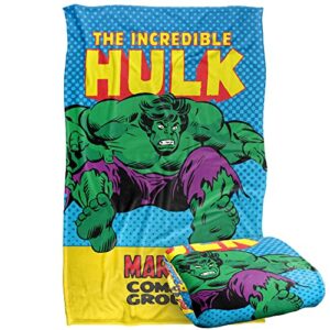 hulk blanket, 36"x58" corner box silky touch super soft throw blanket