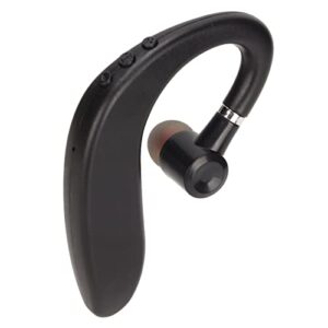 bluetooth 5.2 single ear headset, waterproof ultralight wireless headset earpiece hands free single ear business earphone for sport driving business office
