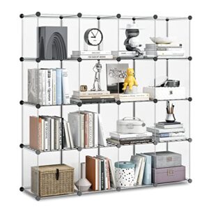 maginels portable storage cubes-14 x14 cube (16 cube)-more stable (add metal panel) cube shelves, modular bookshelf units，clothes storage shelves，room organizer for cubby cube