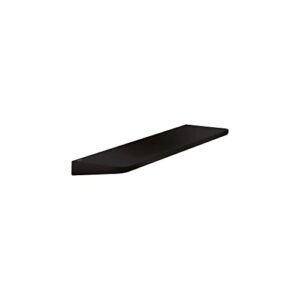 axor universal circular 16-inch modern shelf, 16" in matte black, 42844670