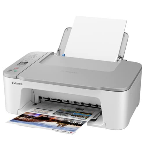 NEEGO Canon Wireless Inkjet All-in-One Printer with LCD Screen Print Scan and Copy, Built-in WiFi Wireless Printing from Android, Laptop, Tablet, and Smartphone with 6 Ft Printer Cable - White