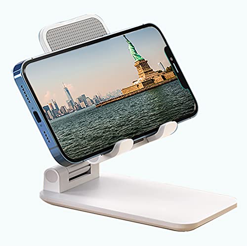 BICEUKI Cell Phone Stand for Desk,Phone Holder with Stable Anti-Slip,190g Increase Weight be Stable,Compatible with iPhone 13 12 Mini 11 Pro Xs Max XR X 6 7 8 Plus (Black)