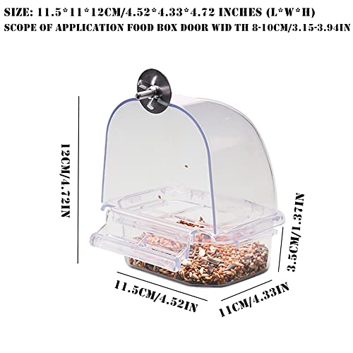 Pet Birds Feeder, Bird Cage Birds Feeding for Parrorts Budgie Cockatiel Lovebirds