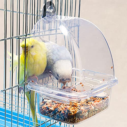 Pet Birds Feeder, Bird Cage Birds Feeding for Parrorts Budgie Cockatiel Lovebirds