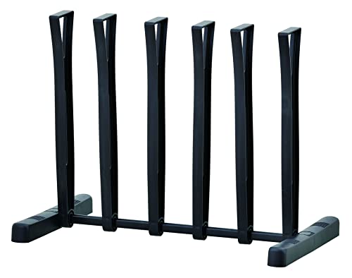 3-Pair Tall Boot Storage Holder & Shape Maintainer and Dry Rack Shoe Stand, Black by Madison Home Products