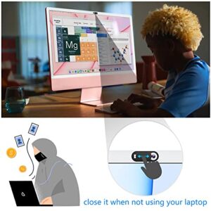 ZWZY Laptop Camera Cover Slide [3-Pack] Webcam Cover Compatible with Computer/Phone/iMac/MacBook/Tablet/iPad/iPhone etc, Protect Your Visual Prvacy