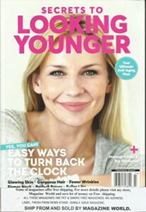 secrets to looking younger magazine * issue, 2021 * display until october, 04th 2021