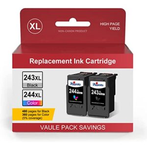 funrrie 243 and 244 ink cartridges for canon ink cartridges 243 and 244 for canon 243 black ink pg-243 black pg 245xl cl 246xl for canon mg2522 ink cartridges pixma ts3120 ts3122 mx492 tr4520 mg2525
