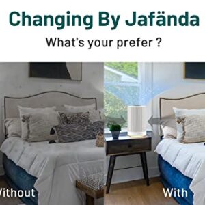 Jafanda Air Purifiers for Home bedroom,H13 True HEPA Coverage 450 sqft,23 dB Air cleaner with Brushless Motor,Effectively Remove Pollen Dust and Odor to Prevent Seasonal Air Diseases,Night Light