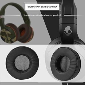 Learsoon HESH2.0 Replacement Earpads Hesh Ear Cushions Cover Compatible with Skullcandy Hesh Hesh 2 Headphones(Black)