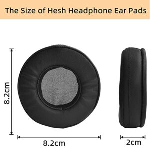 Learsoon HESH2.0 Replacement Earpads Hesh Ear Cushions Cover Compatible with Skullcandy Hesh Hesh 2 Headphones(Black)