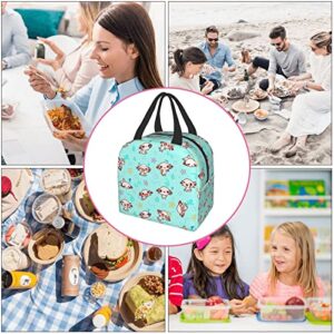 Axolotl Kawaii Cute Lunch Bag Animal Lunch Box Reusable Insulated Meal Bags Food Container For Girls Boys Kids Men Women School Work Travel Picnic