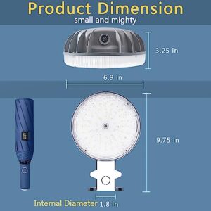 Owleye 6000LM Dusk to Dawn Outdoor Lighting LED Barn Light Security Lights, 42W 4000K Daylight, AC 110-240V, Waterproof Outside Lights for Yard Warehouse Garage