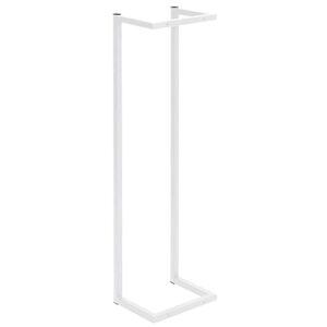 vidaXL Towel Rack White 9.8"x7.9"x37.4" Steel