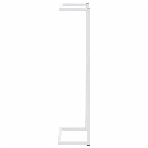 vidaXL Towel Rack White 9.8"x7.9"x37.4" Steel