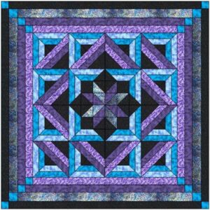 material maven easy quilt kit twilight/queen!//precut/ready to sew!!