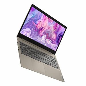 Lenovo IdeaPad 3i 15.6" FHD Laptop, Core i3-1115G4 up to 4.10 GHz, 8GB DDR4 RAM, 256GB PCIe SSD, HDMI, USB, Keypad, SD Card Reader, FP Reader, Almond, Win 11