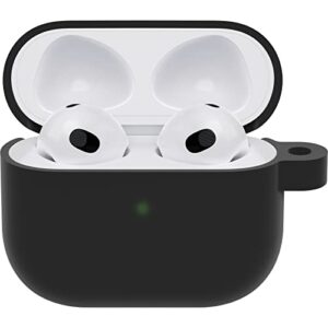 otterbox soft touch case for apple airpods (3rd gen) - black taffy (black)