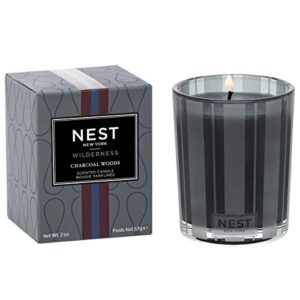 nest new york charcoal woods votive candle