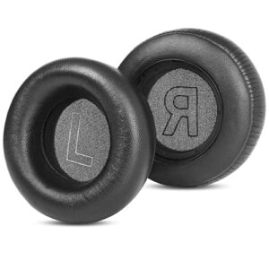 yunyiyi sheepskin leather replacement earpads compatible with b&o beoplay h9i h9 h7 headphones (not compatible with b&o h9 3rd gen, ) parts memory foam ear cushions (black sheepskin)