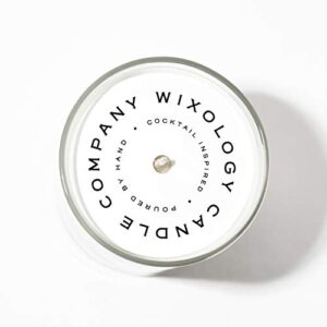 Wixology Cocktail Inspired Soy Candle - Reusable Rocks Glass - Made in Kentucky - 7 oz (Cosmopolitan)