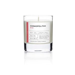 Wixology Cocktail Inspired Soy Candle - Reusable Rocks Glass - Made in Kentucky - 7 oz (Cosmopolitan)
