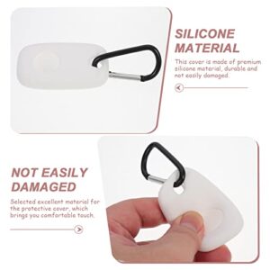 Case for Tile Pro Smart Tag Air Tag Air Tag 2Pcs Silicone Case with Keychain Cover Tracer Protector Compatible for Tile Mate Pro Air Tags Air Tags Air Tag Case Label Holders