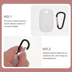 Case for Tile Pro Smart Tag Air Tag Air Tag 2Pcs Silicone Case with Keychain Cover Tracer Protector Compatible for Tile Mate Pro Air Tags Air Tags Air Tag Case Label Holders