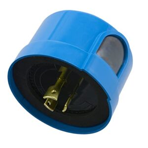 yxq photocell sensor, nk-ca/e10a auto on off photocell switch, twist lock photocell for led barn light, area light, street light, parking lot lights dusk to dawn light sensor, blue