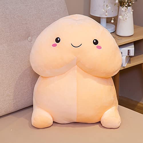 Plush Pillow Cute Sexy Plush Long Pillow Soft Stuffed Funny Soft Cushion Simulation Gift for Girlfriend Girl Women Birthday Gifts (12", Pink-2)