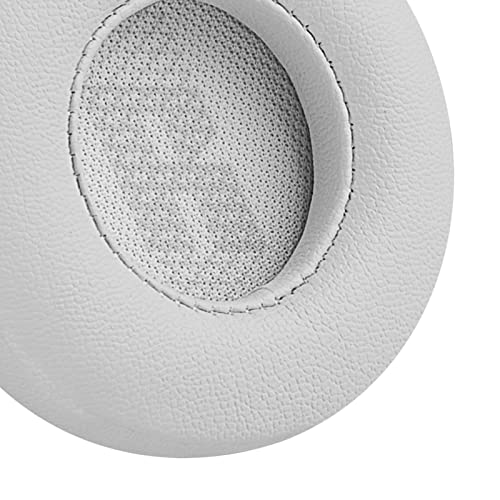 Geekria QuickFit Replacement Ear Pads for JBL Live 460NC Wireless On-Ear Noise Cancelling Headphones Ear Cushions, Headset Earpads, Ear Cups Cover Repair Parts (White)