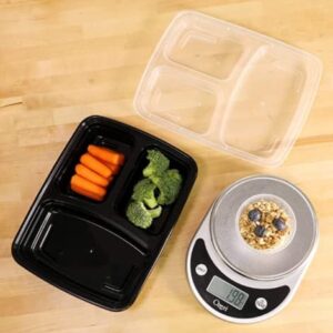 Meal Prep Container, Black, Medium