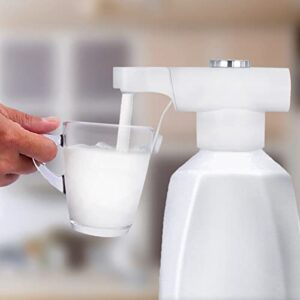 home first milk dispenser for fridge gallon | hands free automatic drink dispenser