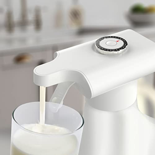 Home First Milk Dispenser for Fridge Gallon | Hands Free Automatic Drink Dispenser