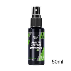 Homyl Generic Car Plastic & Leather Conditioner Restorer Spray Foam Easy to Use Refurbishment Paste - 50ml