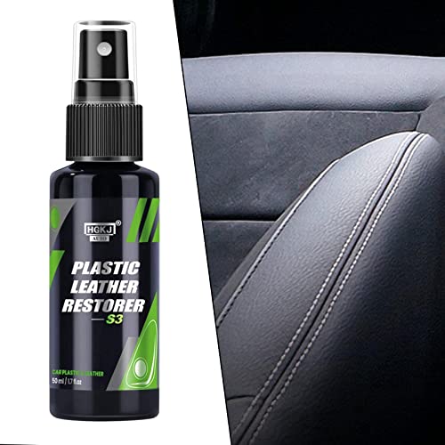 Homyl Generic Car Plastic & Leather Conditioner Restorer Spray Foam Easy to Use Refurbishment Paste - 50ml