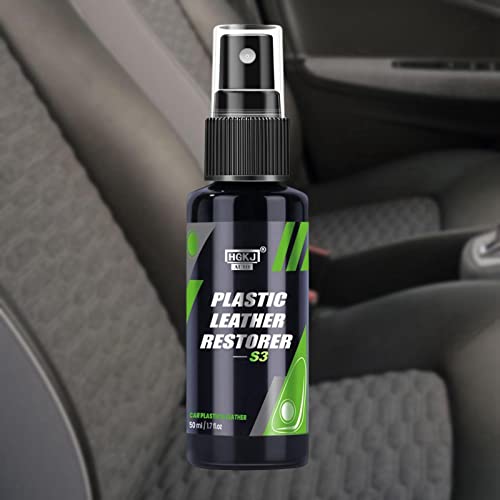 Homyl Generic Car Plastic & Leather Conditioner Restorer Spray Foam Easy to Use Refurbishment Paste - 50ml