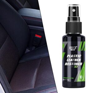 Homyl Generic Car Plastic & Leather Conditioner Restorer Spray Foam Easy to Use Refurbishment Paste - 50ml