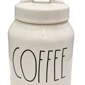 Rae Dunn COFFEE Canister BABY Size - Ceramic