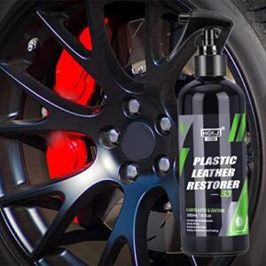 Homyl Generic Car Plastic & Leather Conditioner Restorer Spray Foam Easy to Use Refurbishment Paste - 300ml