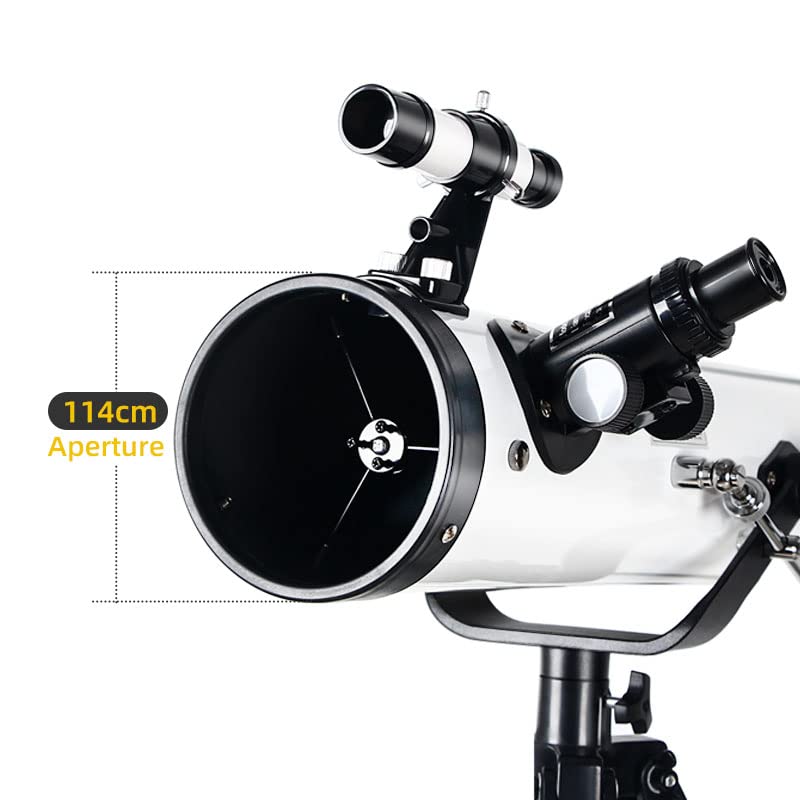 BXGTECH Telescope 76 mm Astronomical Telescopes with Tripod Phone Adapter Portable Refractor Telescope for Kids Child Adults Beginners