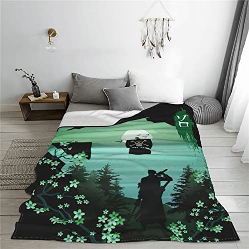 One Novelty Piece Blanket 3D Printed Anime Warm Soft Flannel Throw Blankets for Couch Sofa Bedding for Kids Adults 80"x60"
