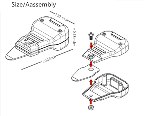 4Pcs ANSAI Assembly Separator Model Parts Opener Basic Tool Set for Building Splitting Gundam,Car, Airplane Hobbies Model