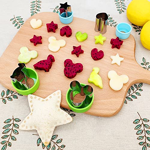 Sandwich Cutter and Sealer Decruster Fruit Vegetable Cutter Shapes Cookie Cutters Sandwich Mold Great for Kids Lunch Lunchbox