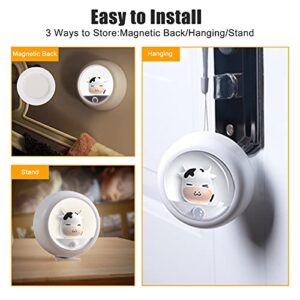 AIMILAR Night Light, Rechargeable Motion Sensor Light with Adjustable Brightness and 3 Mounting Options, Ideal Kids Night Lights, Gifts for Cat Lovers for Bedroom or Bathroom