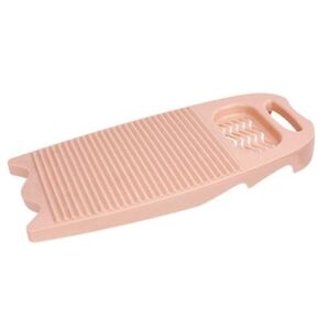 ERZU Large Washboard, Hand Wash Board, Washboard for Laundry Large, High Toughness Laundry Board Household, 17.7x7.8in (Pink)